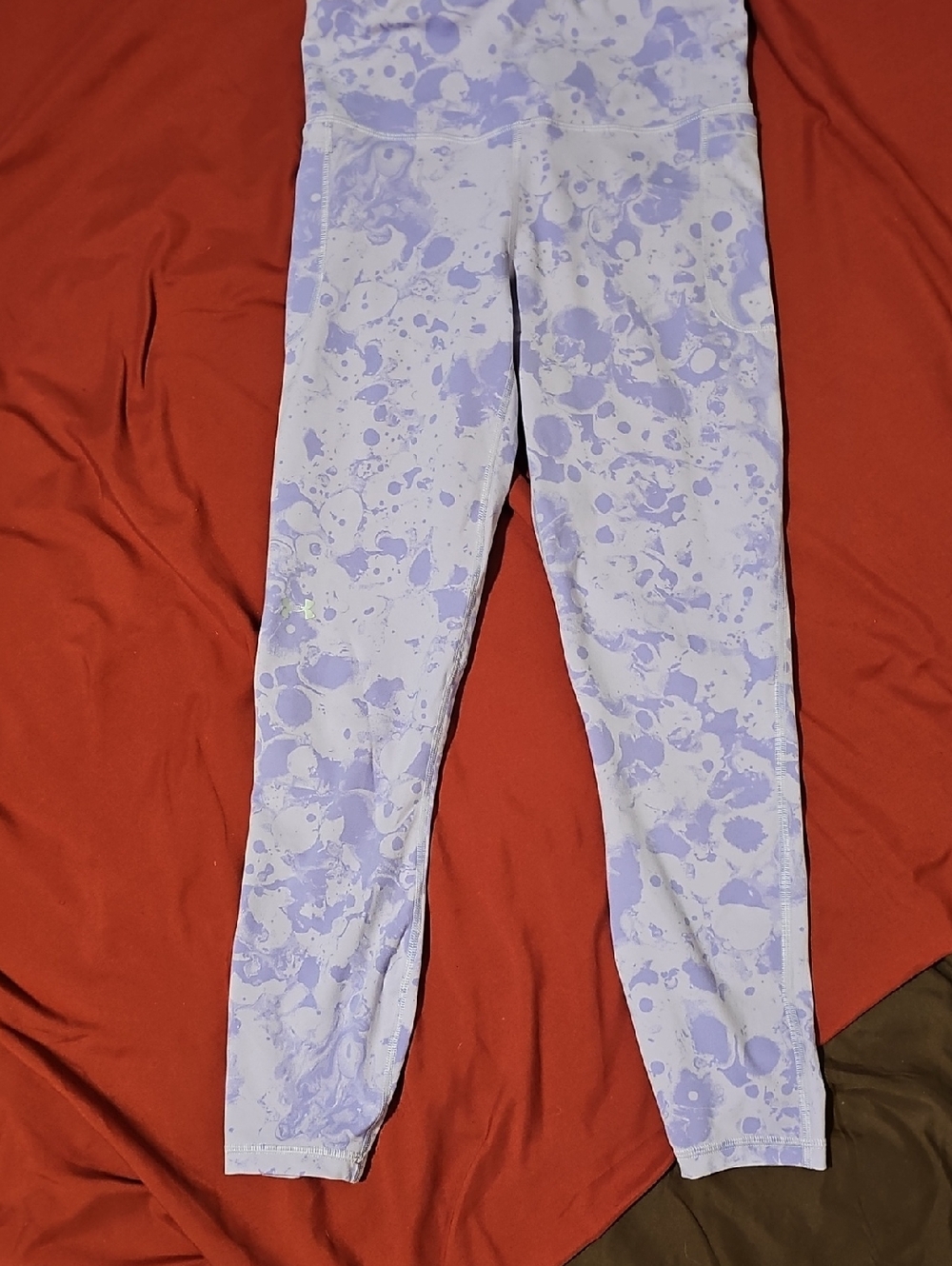 Women Lavender Splash Print Leggings